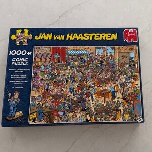 Jan Van Haasteren National Championship Puzzling Comic Puzzle 1000 Piece Jigsaw